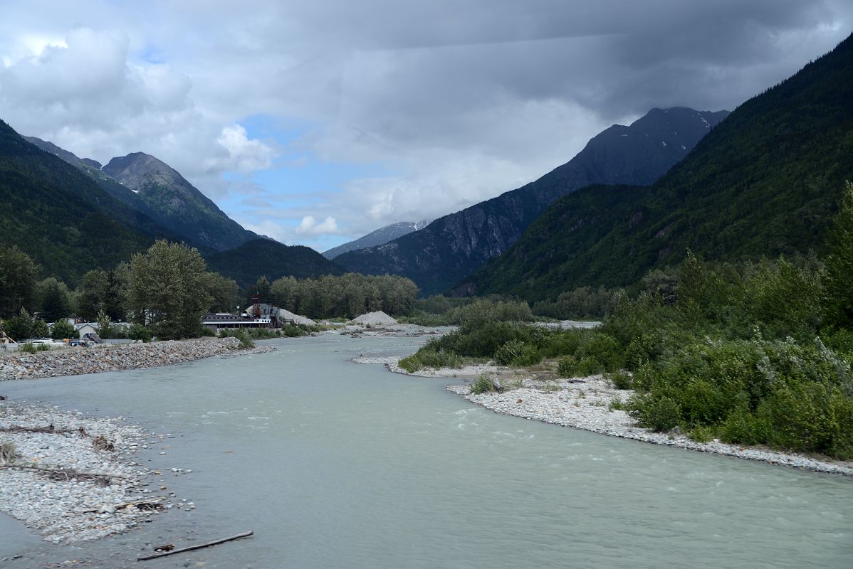 48 Looking Up The River From The End Of Skagway Alaska
